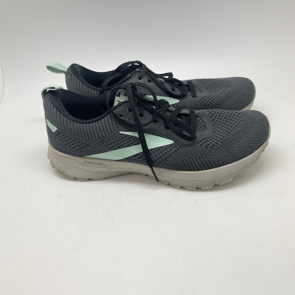 Brooks Sneakers Womens‎ 10 B Revel 6 1203611B047 Gray Running Athletic Gym Shoes